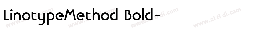 LinotypeMethod Bold字体转换